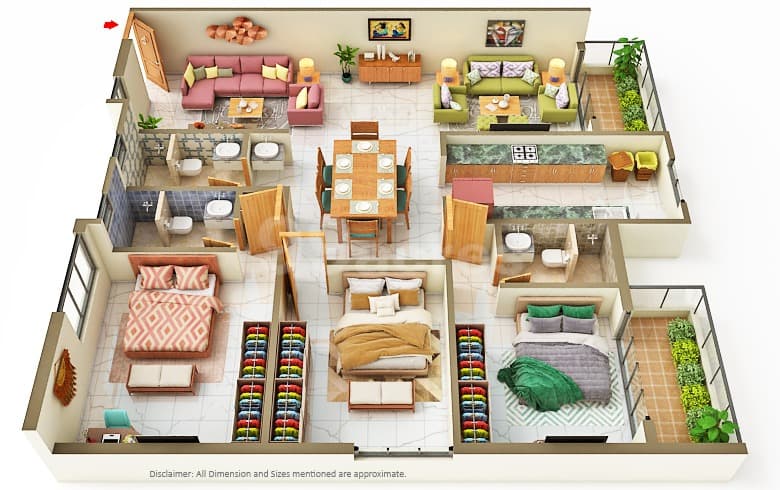Floor Plan 2 - Udbhav Chinmaya