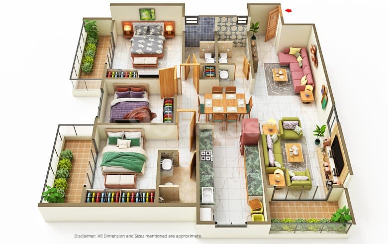 Floor Plan 3 - Udbhav Chinmaya