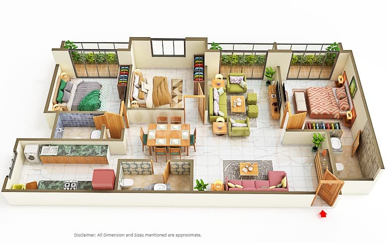 Floor Plan 4 - Udbhav Chinmaya
