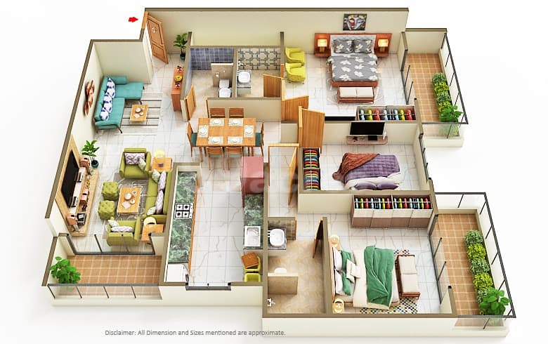Floor Plan 5 - Udbhav Chinmaya