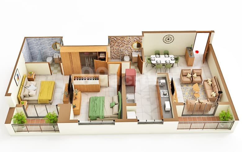 Floor Plan 7 - Land Trades Mahalaxmi