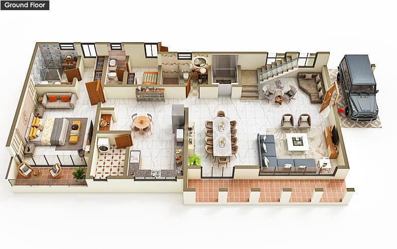 Floor Plan 1 - The Seven