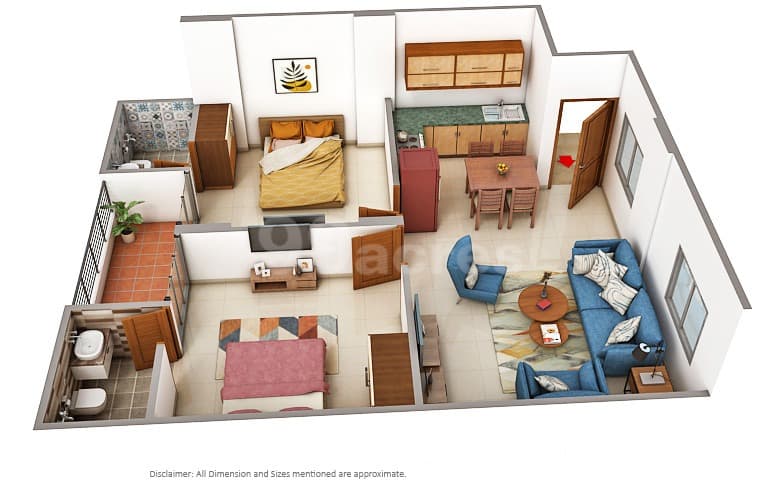 Floor Plan 1 - Trendz Whispering Woods