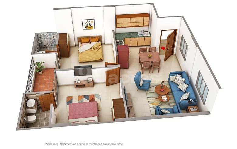 Floor Plan 2 - Trendz Whispering Woods