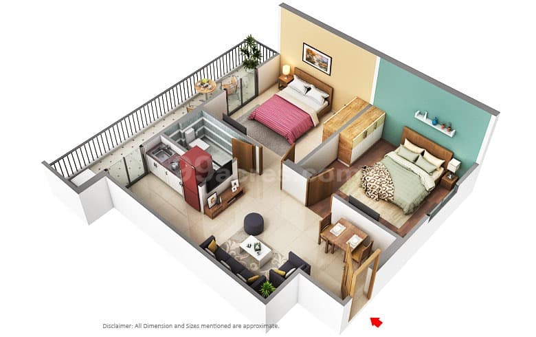 Floor Plan 3 - Trendz Whispering Woods