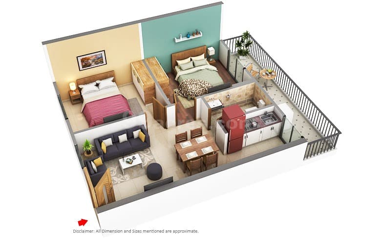 Floor Plan 5 - Trendz Whispering Woods