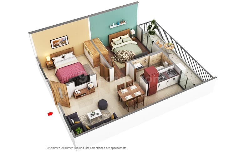 Floor Plan 6 - Trendz Whispering Woods