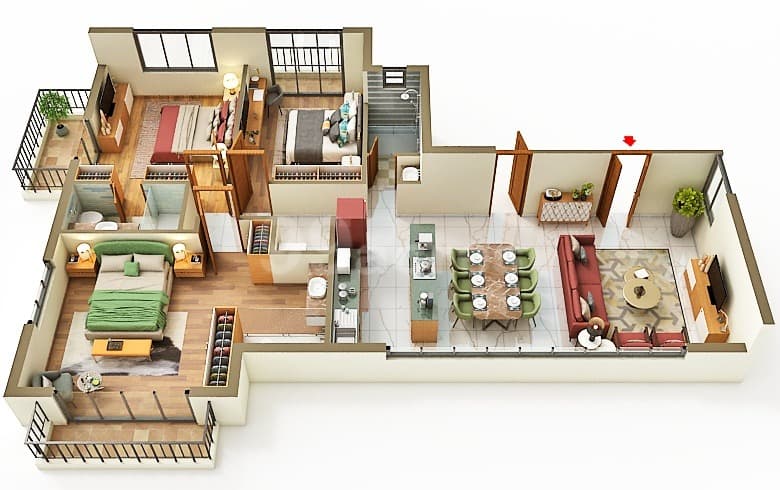 Floor Plan 2 - Seven By Expanse Group