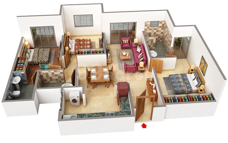 Floor Plan 5 - Brigade Topaz