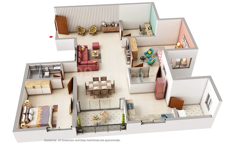 Floor Plan 1 - Aakar Acropolis