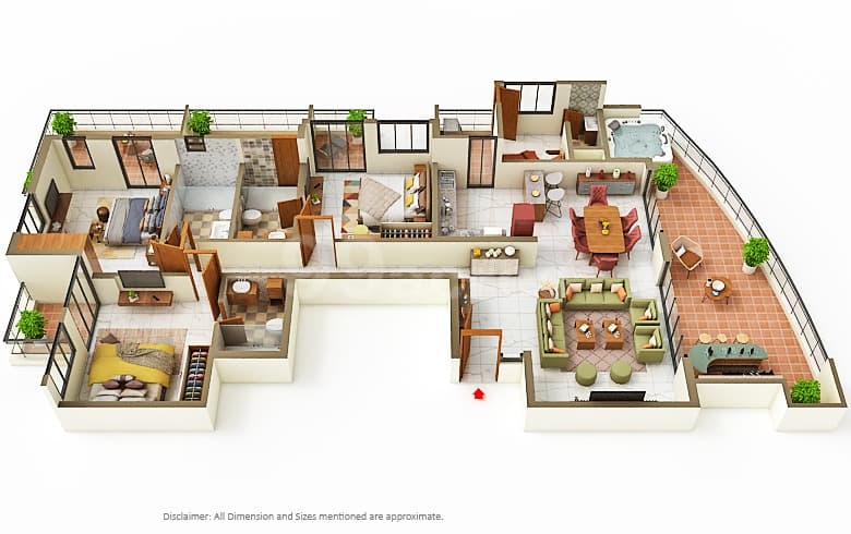 Floor Plan 2 - Ocean Cloud