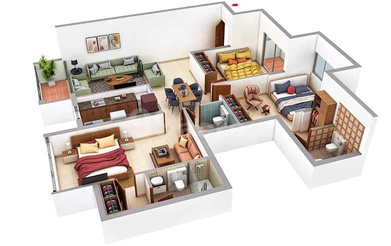 Floor Plan 1 - Skyline Harmony