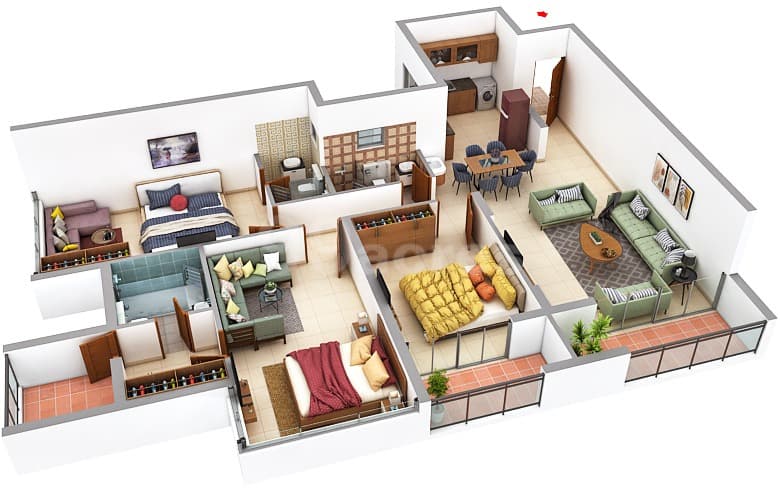 Floor Plan 2 - Skyline Harmony