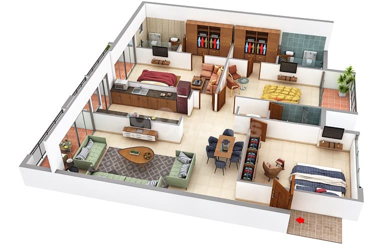 Floor Plan 3 - Skyline Harmony