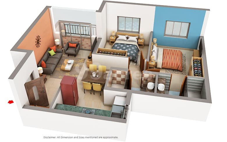 Floor Plan 2 - Brigade Sapphire