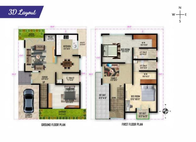 Floor Plan 2 - Motherland Kateel Enclave
