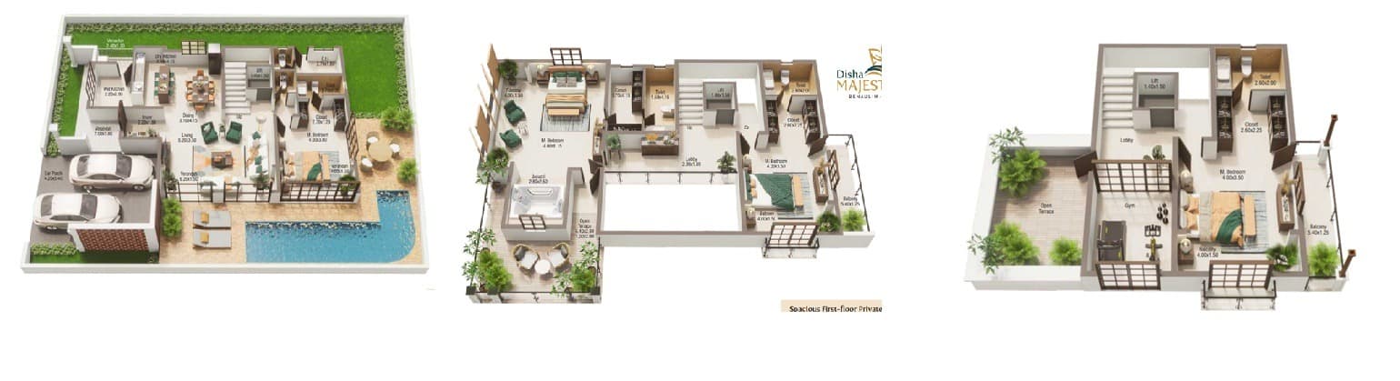 Floor Plan 1 - Disha Majesty