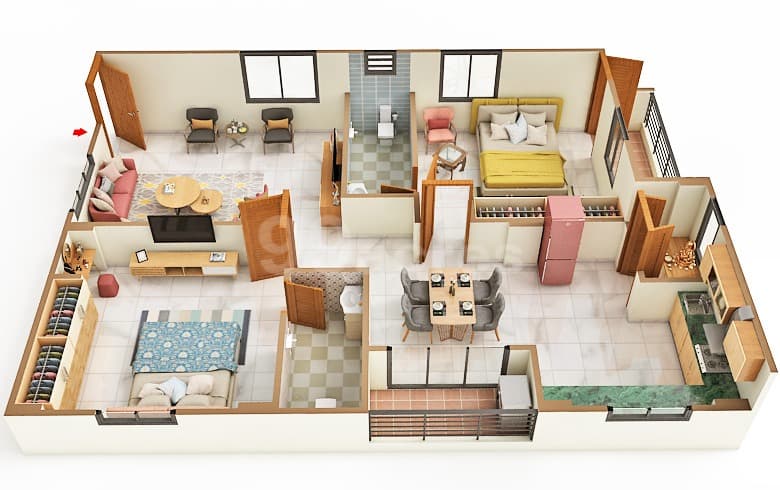 Floor Plan 2 - Sardar Nest Senora