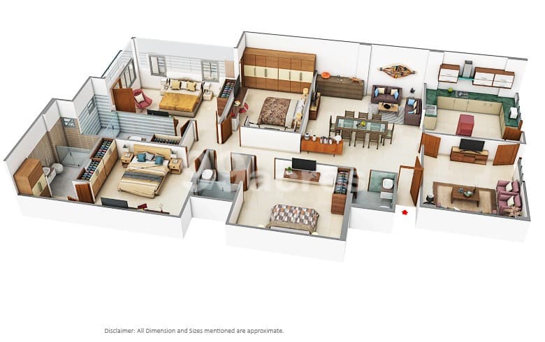 Floor Plan 1 - Ultra Luxurious Floors Vasant Vihar