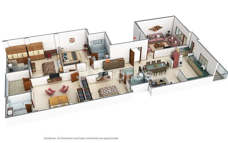 Floor Plan 2 - Ultra Luxurious Floors Vasant Vihar