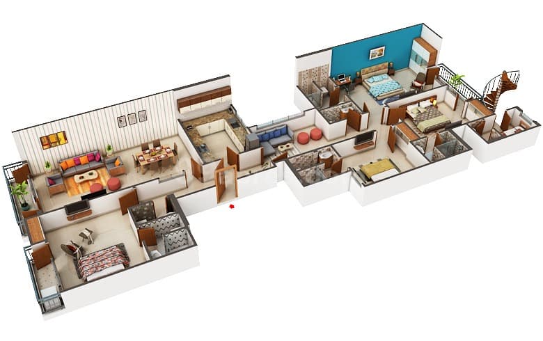 Floor Plan 3 - Anant Raj DEL 37