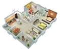 Floor Plan 1 - South Delhi Premium Builder