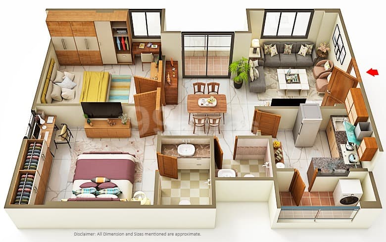 Floor Plan 1 - High Hoja Heights 1