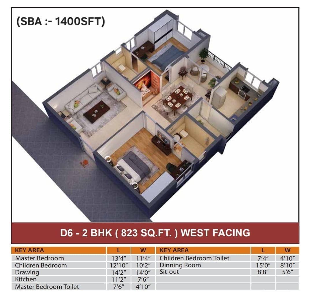 Floor Plan 2 - The Celest