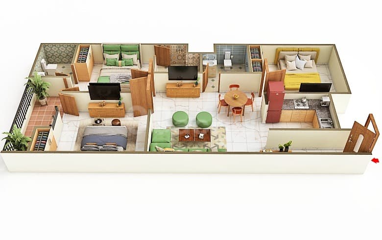 Floor Plan 2 - The Crown