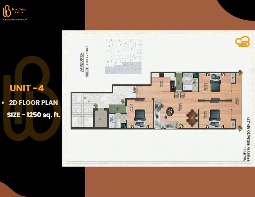 Floor Plan 1 - Buildwick Breeze Homes
