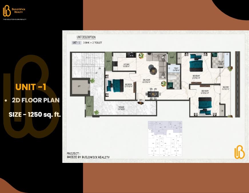 Floor Plan 3 - Buildwick Breeze Homes