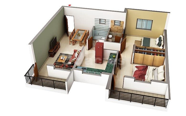 Floor Plan 1 - Talak Shivam