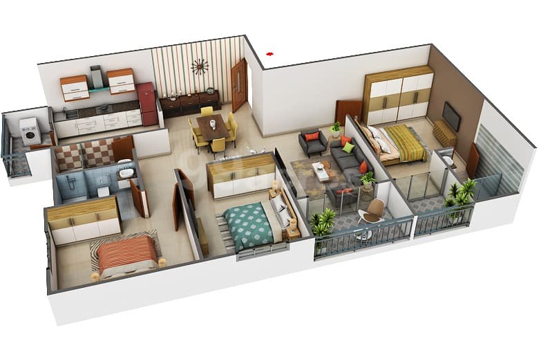 Floor Plan 1 - Crossroads Elite