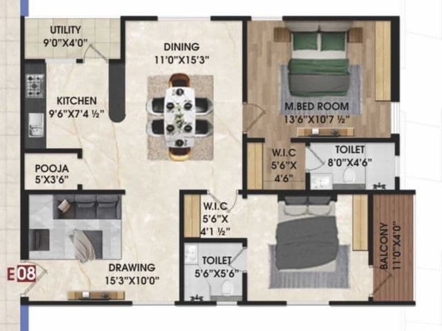 Floor Plan 1 - ANR Pride