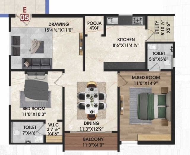 Floor Plan 2 - ANR Pride