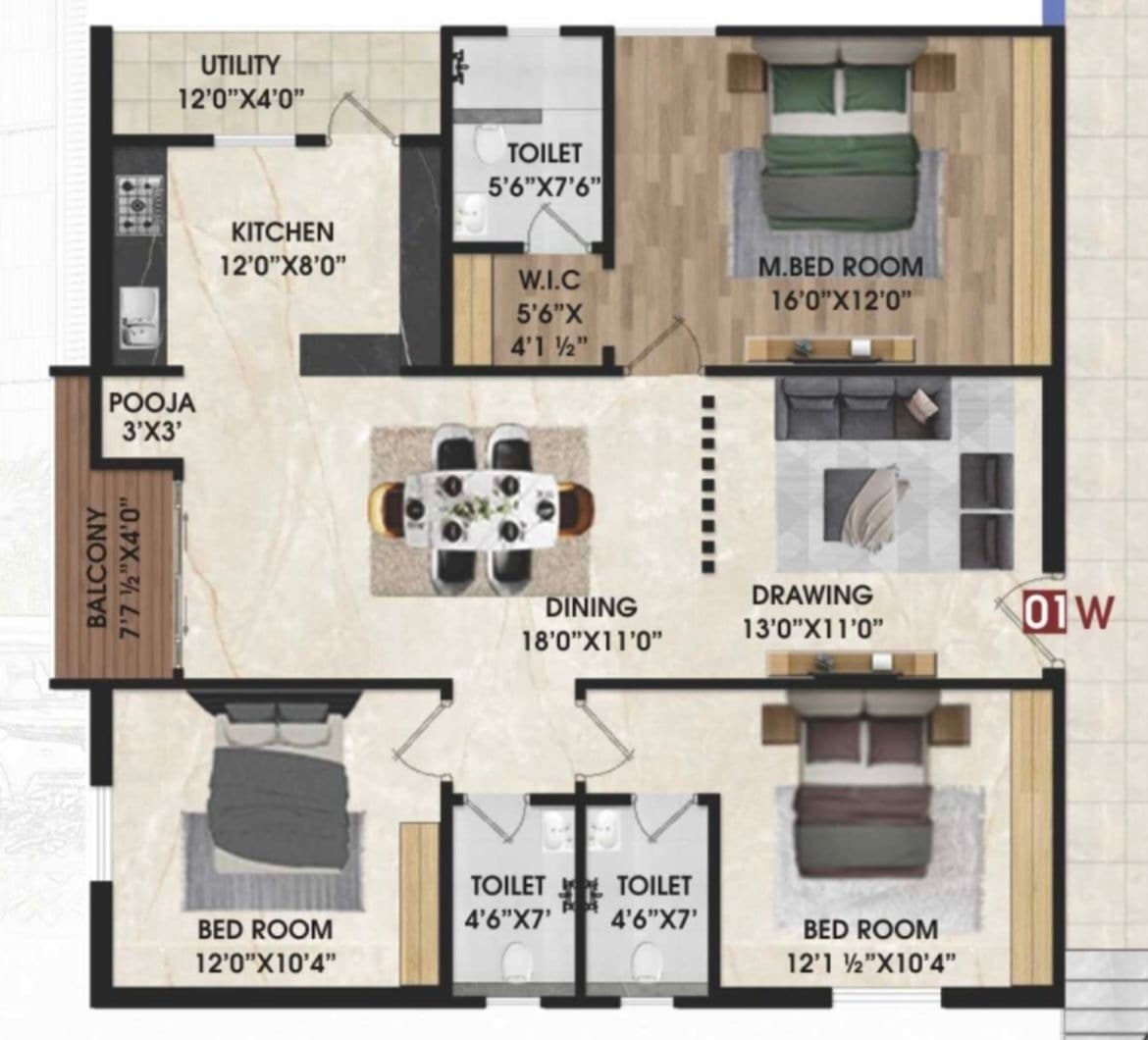 Floor Plan 3 - ANR Pride