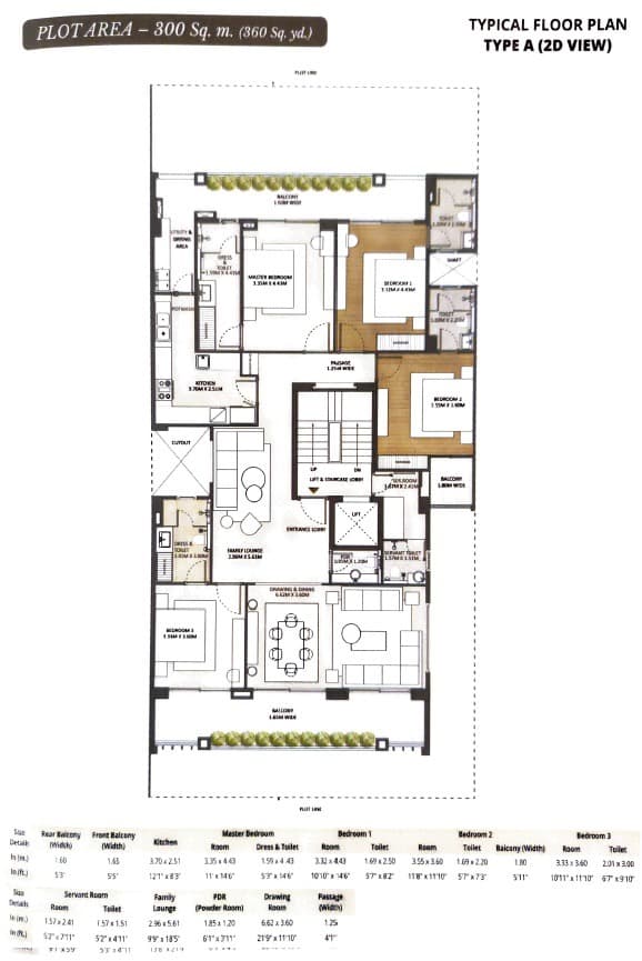 Floor Plan 1 - Windsong Residences