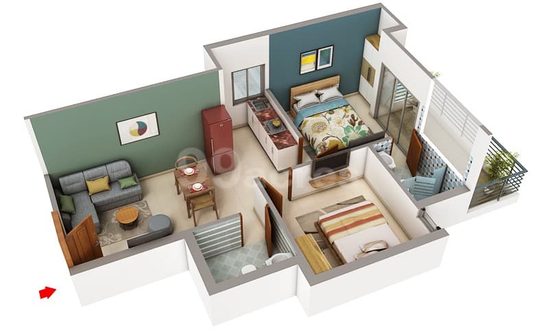 Floor Plan 2 - Smart Homes Karnal