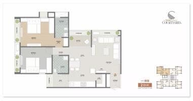 Floor Plan 2 - Vinayak Courtyard