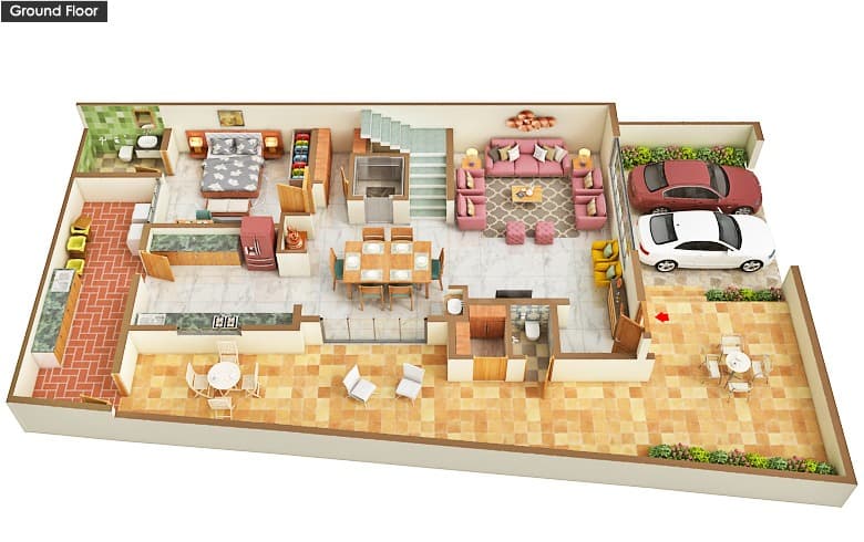 Floor Plan 3 - Saamarth Heritage Ville
