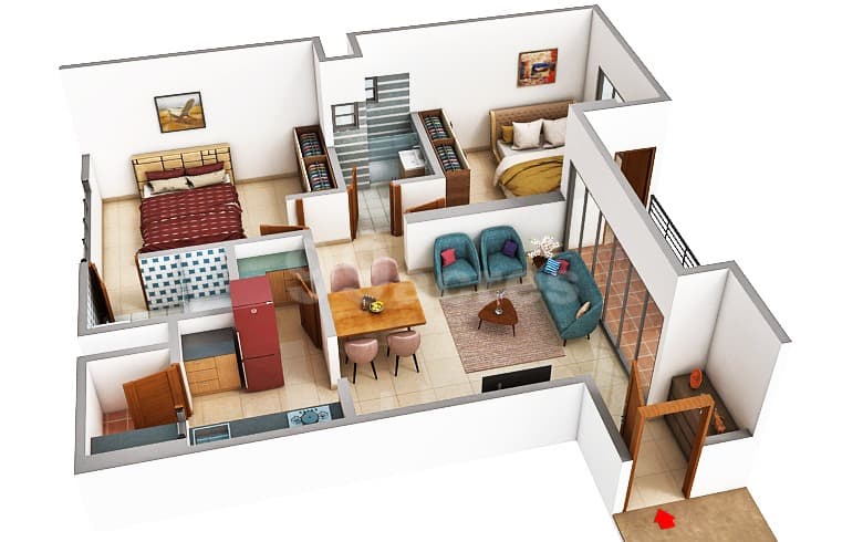 Floor Plan 1 - Shivalik Skyview