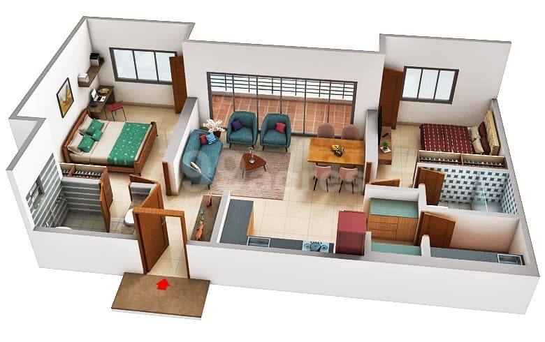 Floor Plan 2 - Shivalik Skyview