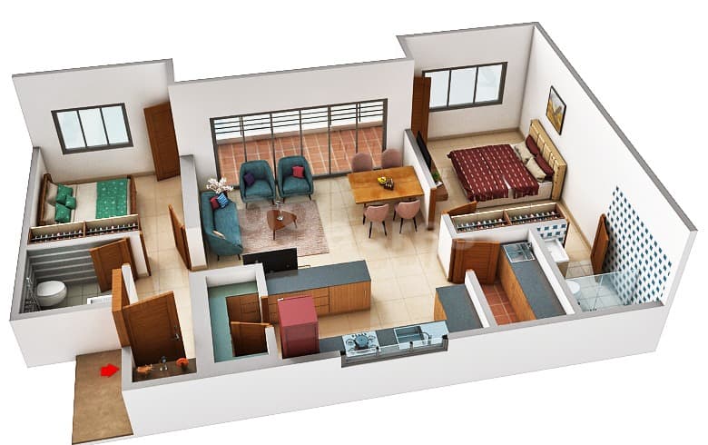 Floor Plan 3 - Shivalik Skyview