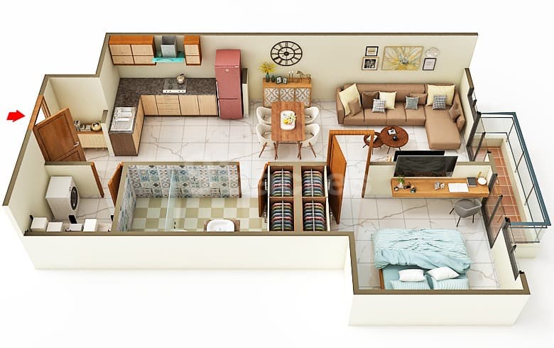 Floor Plan 1 - Nila Prana
