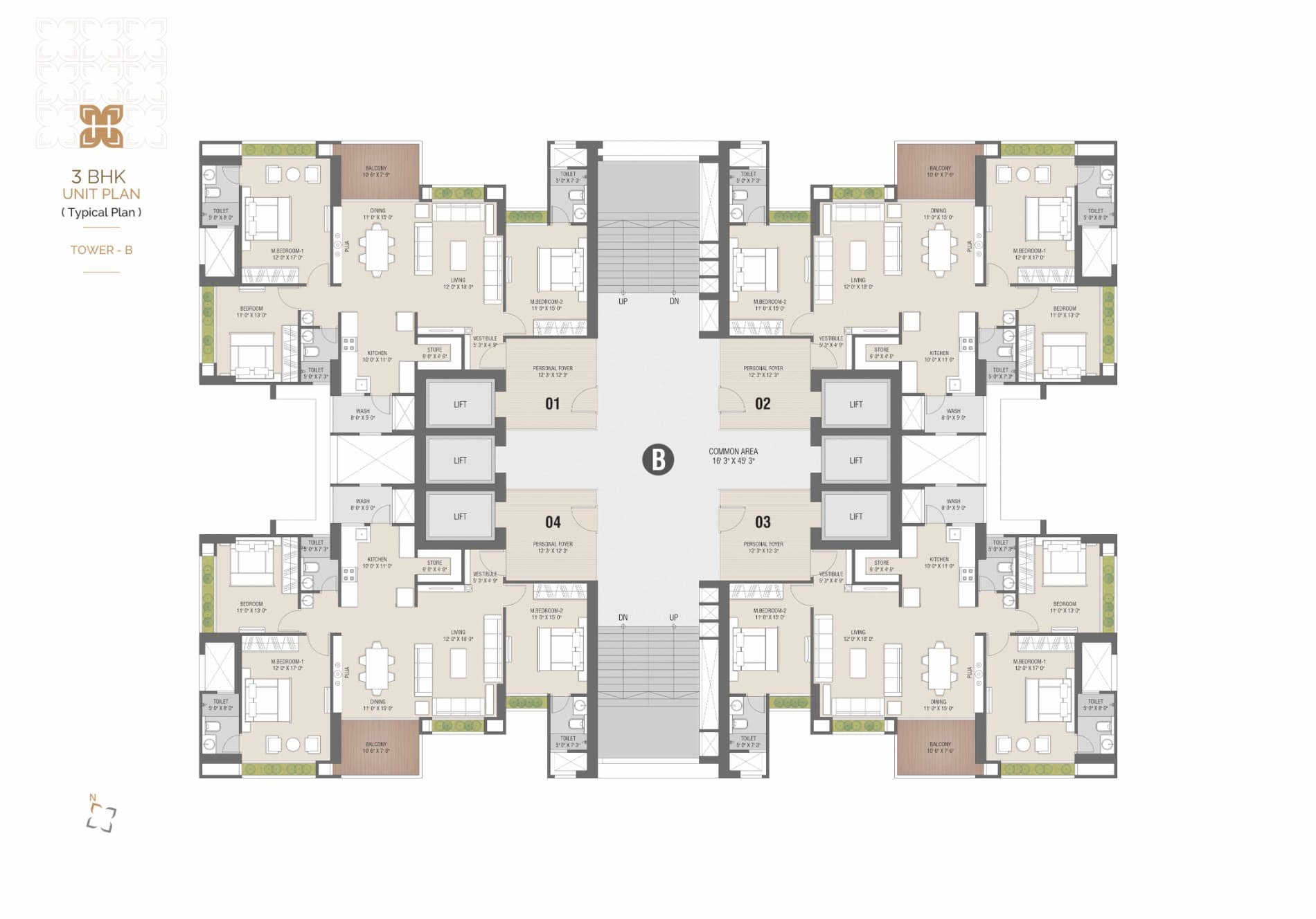 Floor Plan 1 - Harmony Harikesh