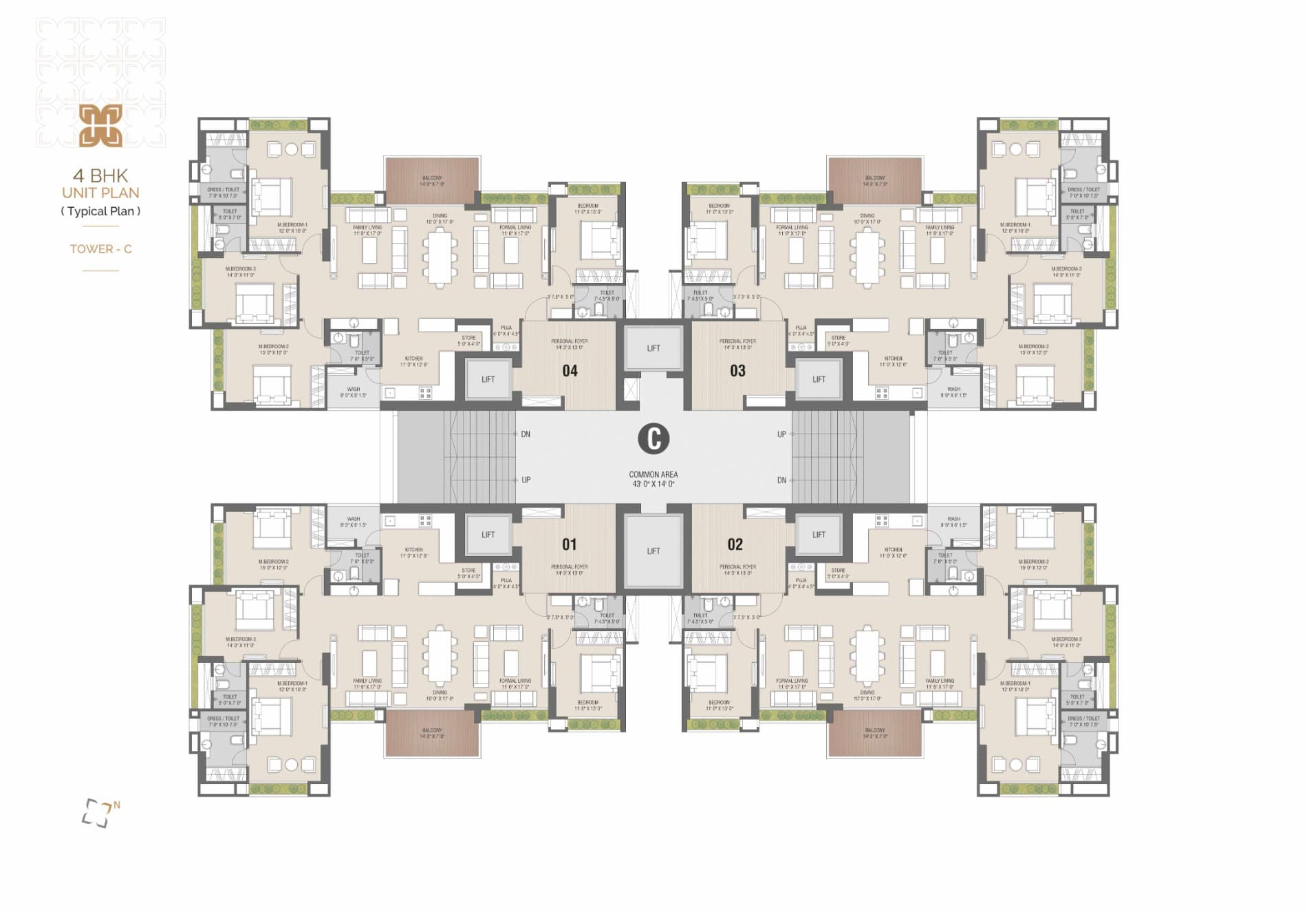 Floor Plan 2 - Harmony Harikesh