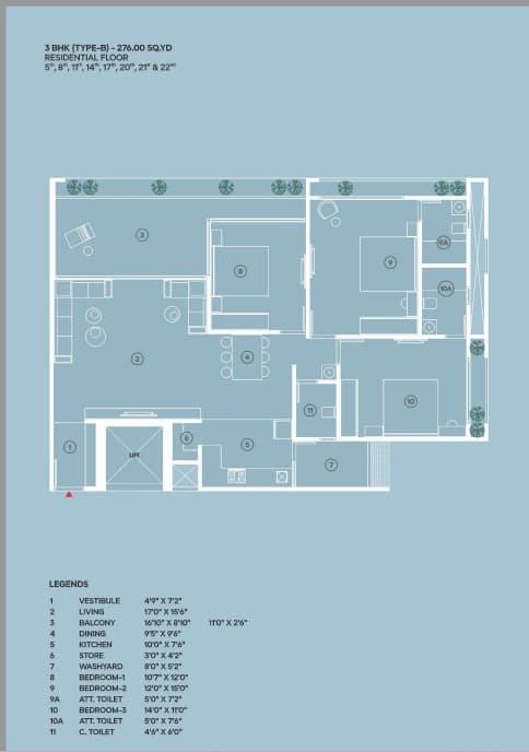 Floor Plan 7 - Satatya Syril 2