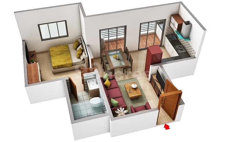 Floor Plan 1 - Sobha Avalon