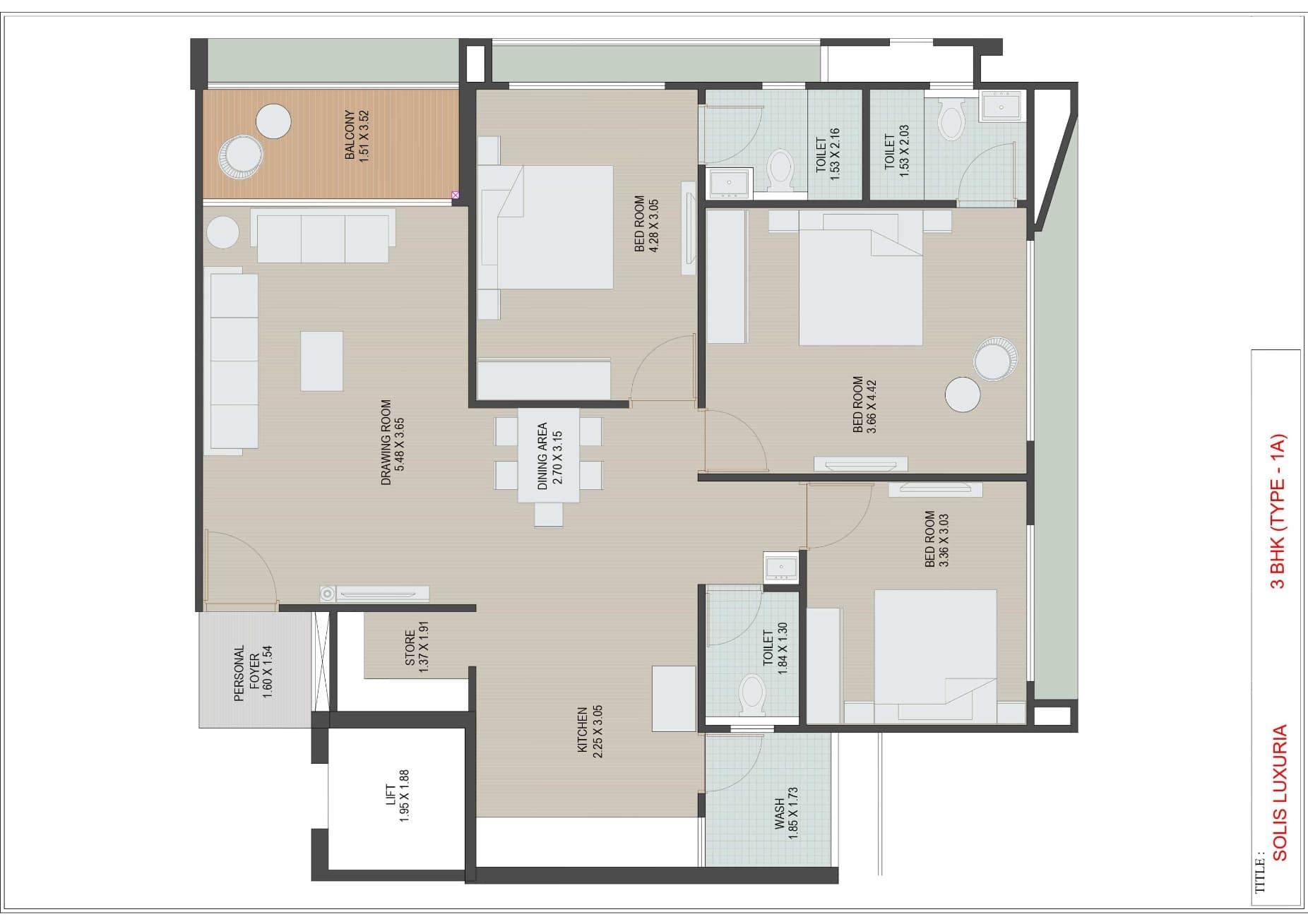 Floor Plan 1 - Buildscape Solis Luxuria