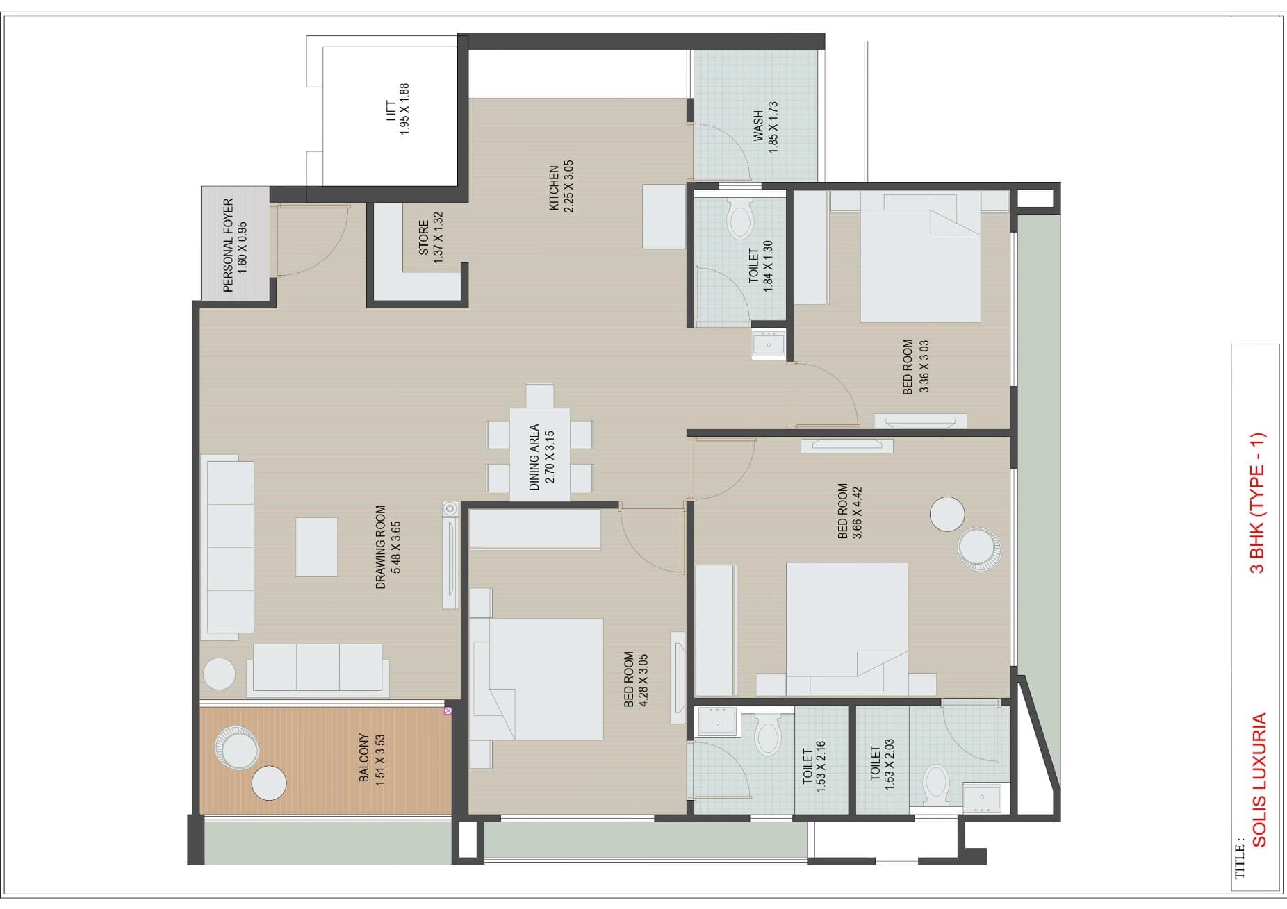 Floor Plan 2 - Buildscape Solis Luxuria